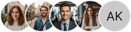 Multiple investor profile avatars on Prydon Assets trading review block